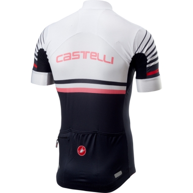 Castelli AR 4.1 Koszulka rowerowa oddychająca biało czarna