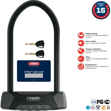 Zapięcie U-lock Abus Granit XPlus 540