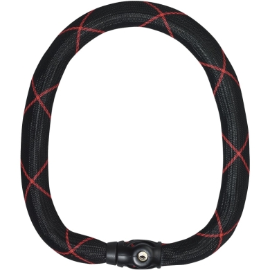 Łańcuch Abus Ivy Chain 9100 czarno-czerwony