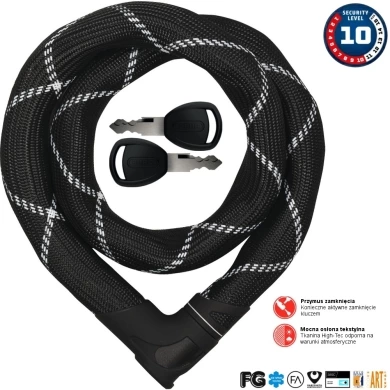 Łańcuch Abus Iven Chain 8210 czarny