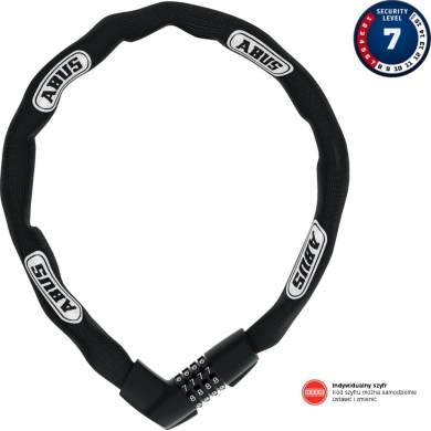 Zapięcie Abus Tresor 1385 czarne