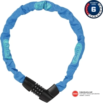 Zapięcie Abus Tresor 1385 niebieskie