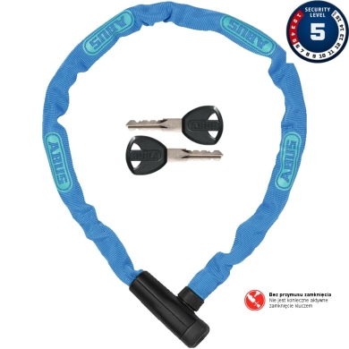 Abus Steel O Chain 5805K 75cm Zapięcie rowerowe łańcuch blue