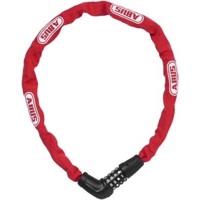 Abus Steel O Chain 5805C 75cm Zapięcie rowerowe łańcuch red