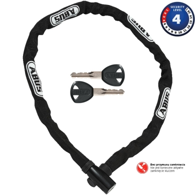 Zapięcie Abus Steel O Chain 4804K czarne
