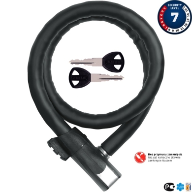 Zapięcie Abus Centuro 860 czarne