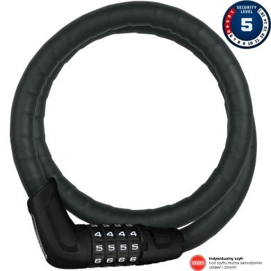 Zapięcie Abus Tresorflex 6615C czarne