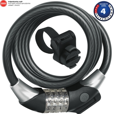 Linka Abus Raydo Pro 1450 czarna + TexKF