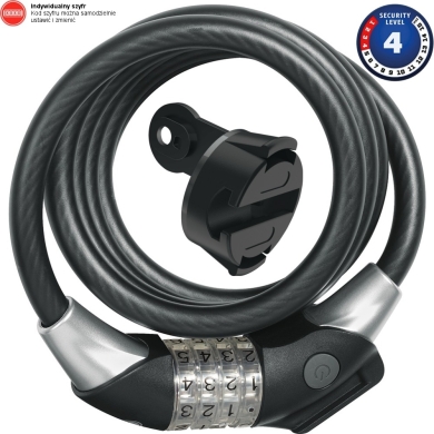 Linka Abus Raydo Pro 1450 czarna + KF