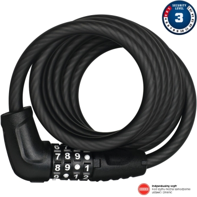 Linka Abus Numerino 5510C czarna
