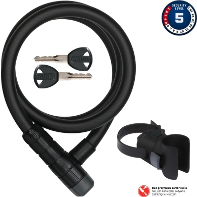 Zapięcie Abus Racer 6415K czarne + SCMU
