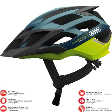 Kask rowerowy Abus Moventor midnight blue