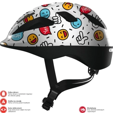 Kask rowerowy Abus Smooty 2.0 smiley