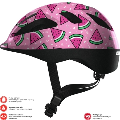 Kask rowerowy Abus Smooty 2.0 watermelon