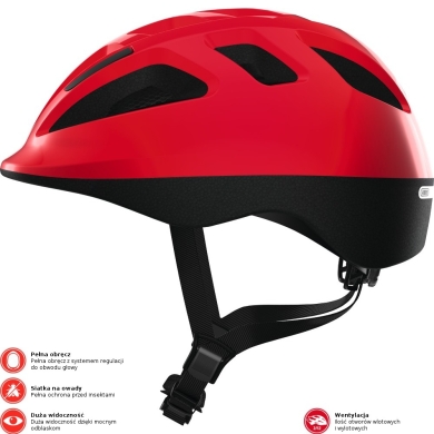 Kask rowerowy Abus Smooty 2.0 czerwony