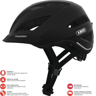 Kask rowerowy Abus Pedelec 1.1 czarny