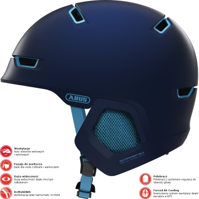 Kask rowerowy Abus Scraper 3.0 Era niebieski