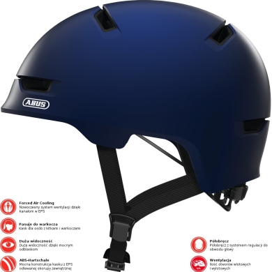 Kask rowerowy Abus Scraper 3.0 niebieski