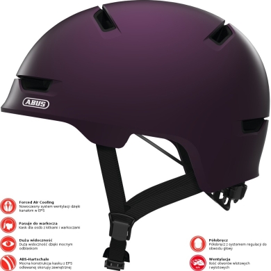 Kask rowerowy Abus Scraper 3.0 fioletowy