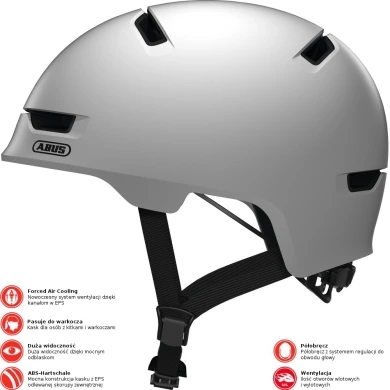 Kask rowerowy Abus Scraper 3.0 biały