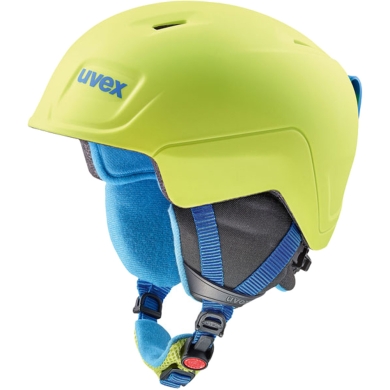 Kask narciarski Uvex Manic Pro limonkowo-niebieski