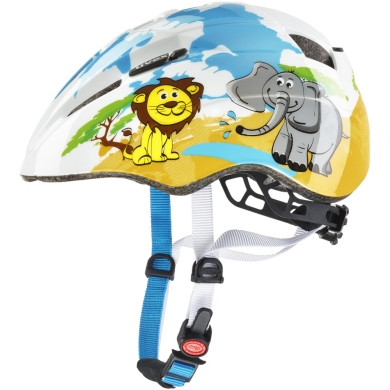 Kask rowerowy Uvex Kid 2 żółto-niebieski