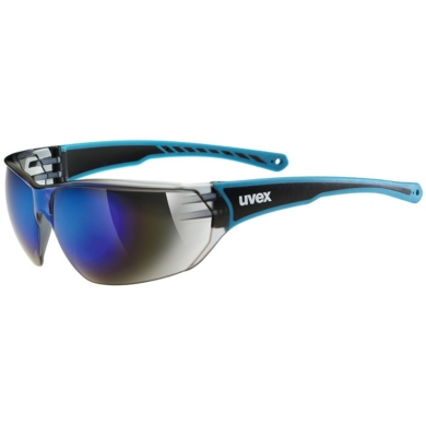 Okulary Uvex Sportstyle 204 niebiesko czarne
