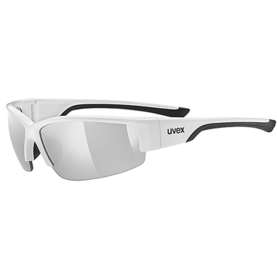 Uvex Sportstyle 215 Okulary sportowe white black litemirror silver