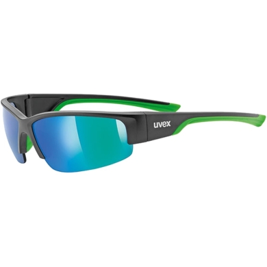 Okulary rowerowe Uvex Sportstyle 215 czarno-zielone