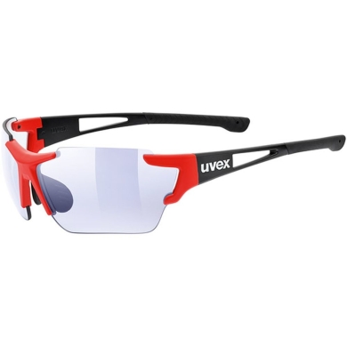 Okulary rowerowe Uvex Sportstyle 803 Race VM czarno-czerwone