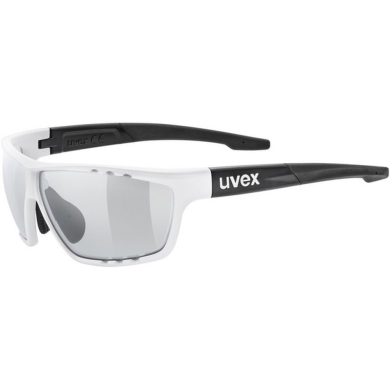 Uvex Sportstyle 706 V Okulary sportowe white mat black variomatic smoke