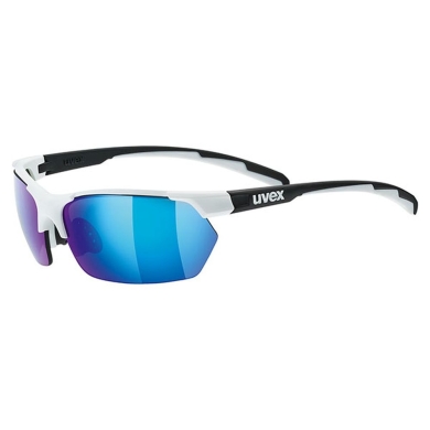Okulary rowerowe Uvex Sportstyle 114 biało-czarne + wymienne szkła