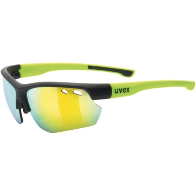 Okulary rowerowe Uvex Sportstyle 115 czarno-żółte + wymienne szkła