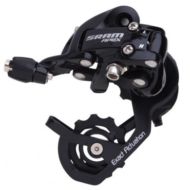 SRAM Apex Przerzutka tylna szosowa x10rz. krótki wózek 28z. czarna