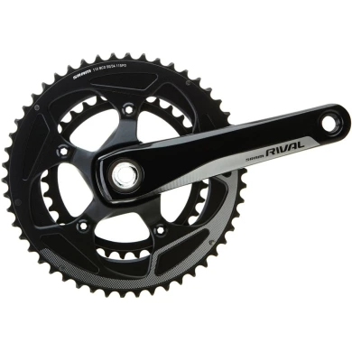 Mechanizm korbowy SRAM Rival 22 BB30 Compact YAW (36-52T) czarny