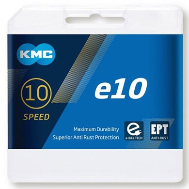 KMC E10 EPT e-Bike Łańcuch 10 rzędowy 136 ogniw + spinka
