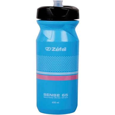 Zefal Sense M65 Bidon rowerowy 650ml neonowy niebieski z różowym