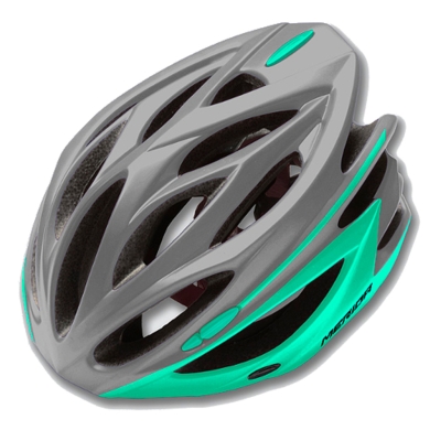 Kask rowerowy Merida Cosmo szaro-zielony