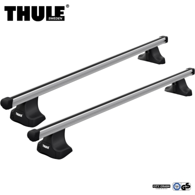 Bagażnik Dachowy Thule WingBar Evo Skoda Fabia 5-dr Hatchback Mk. III 2015- dach normalny srebrny
