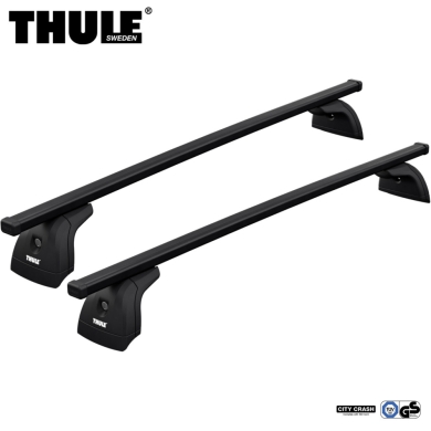 Bagażnik Dachowy Thule SquareBar Evo Kia Ceed 3-dr Hatchback 2012- fabryczne punkty czarny