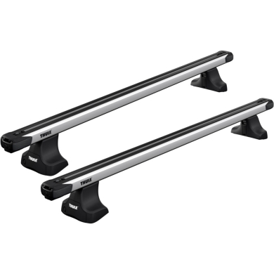 Bagażnik Dachowy Thule SlideBar Evo Ford Focus 5-dr Kombi Mk.III 2011-2018 dach normalny srebrny
