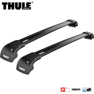 Bagażnik Dachowy Thule WingBar Edge Jeep Grand Cherokee 5-dr SUV 2011- zintegrowane relingi czarny