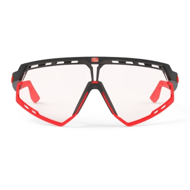 Okulary rowerowe Rudy Project Defender ImpactX czerwono-czarne