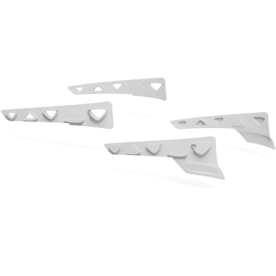 Zestaw gumowych wstawek Rudy Project Peripheral Shields Set white