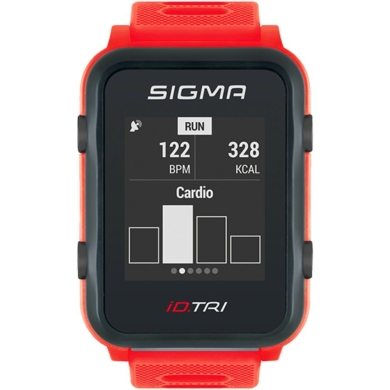 Zegarek sportowy Sigma iD.Tri Set GPS czerwony