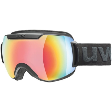 Uvex Downhill 2000 FM Gogle narciarskie supravision black mat mirror rainbow