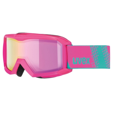 Uvex Flizz FM Gogle narciarskie junior dziecięce pink mirror pink