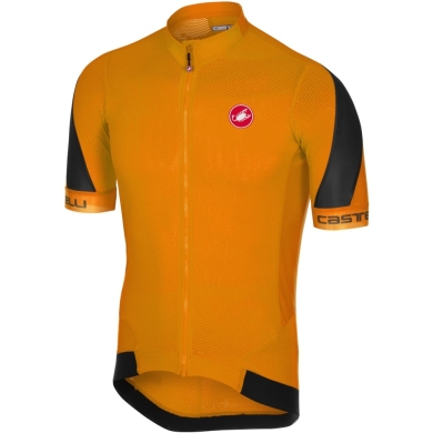 Castelli Volata 2 Koszulka rowerowa pomarańczowo czarna