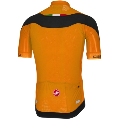 Castelli Volata 2 Koszulka rowerowa pomarańczowo czarna