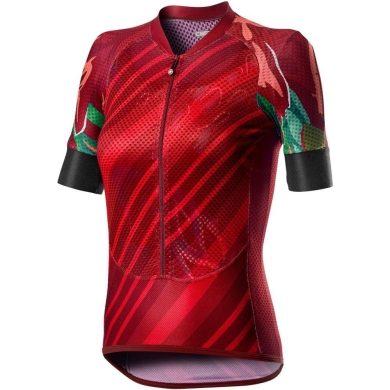 Koszulka rowerowa damska Castelli Climbers czerwona